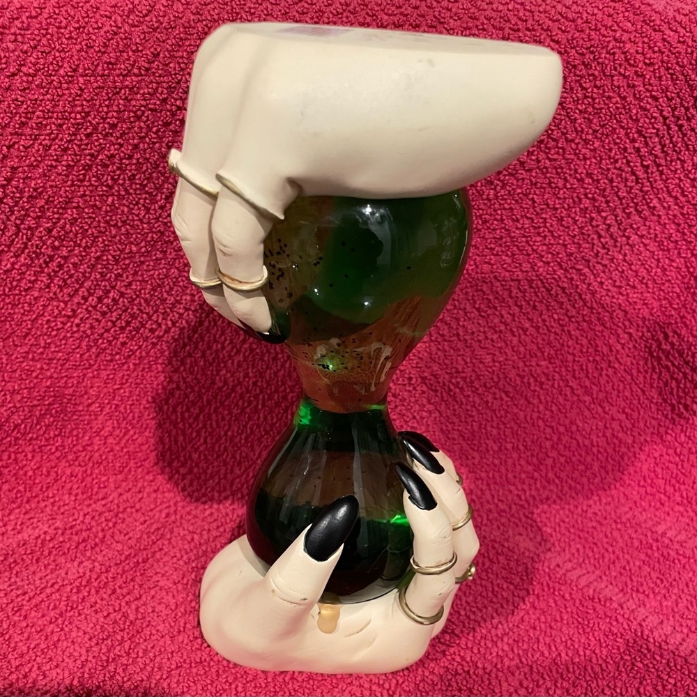 Martha Stewart Halloween Witch Hands Hourglass. - Picture 5 of 6